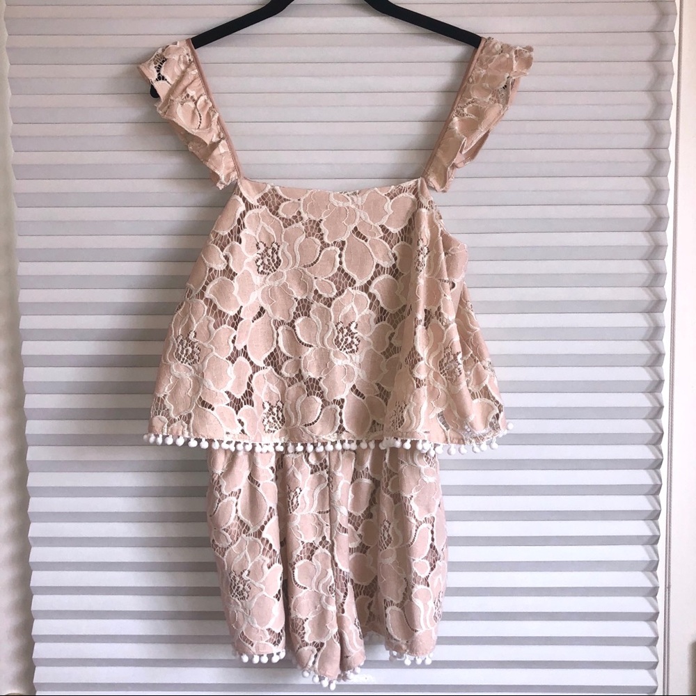 Tularosa Blush Gwendolyn Romper - Picture 3 of 5